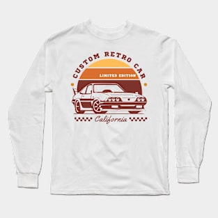 Custom Retro Car. Limited Edition Long Sleeve T-Shirt